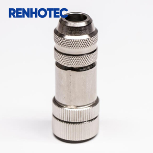 Conector M12 de 4 Pines, Codificado A <span class=keywords><strong>B</strong></span> D, Ensamblaje Metálico Hembra, Conector de Cable - Product Image 3