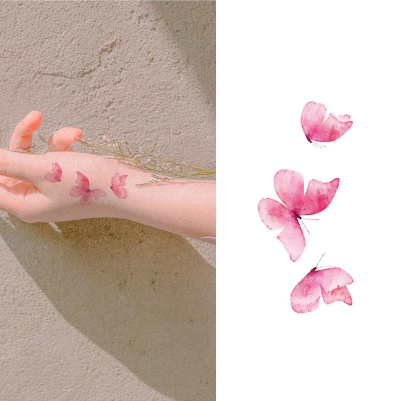 Новейшие нетоксичные реалистичные индийские чернила для девушек и женщин, печать на воде, переводная наклейка на палец, временная татуировка на всю руку