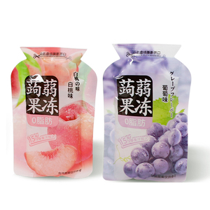 Vendita <span class=keywords><strong>calda</strong></span> gelatina Konjac aromatizzata alla frutta morbido e flessibile Keto personalizzato pronto a mangiare a basso contenuto di carboidrati 0 calorie confezionato in sacchetti - Product Image 5
