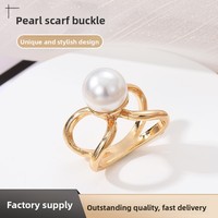 2026 Direct usine Accessoires en alliage : Clip pour foulard, Embellissements pour châle, Boucle pour foulard carré, Attaches d'angle pour T-shirt, Or Argent