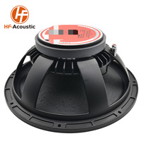 Haut-parleur actif professionnel de marque avec bobine vocale de 75 mm, woofer de 15 pouces en ferrite HF-15PLB76