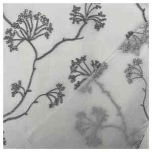Nouveau Design Voile voilage Rideau Tissu Lin Look Broderie pour Hôtel Salon Polyester <span class=keywords><strong>Doris</strong></span> - Product Image 2