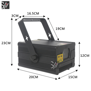 Iluminación Láser RGB para Discotecas y Bodas, Luces para DJ de Eventos <span class=keywords><strong>IPDA</strong></span>, Control DMX/Sonido, Luz Láser de Ondas de Color Completo de 5W - Product Image 2