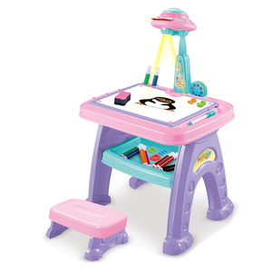 Tablero de dibujo educativo inteligente para niños, máquina de proyección de juguete, mesa de aprendizaje, juguete de dibujo - Product Image 1