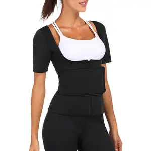 Coffee Color Full Body Shaper Underbust With Zipping Weight Loss