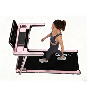 Máy chạy bộ đa năng, tập luyện tim mạch, màu hồng phấn, thương hiệu CIAPO, mẫu mới, dùng cho nhà và văn phòng. - Product Image 4