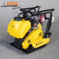 Compacteur à plaque vibrante durable ZUJI PC90 homologué CE, moteur Honda/Yamaha/Lifan, haute efficacité de compactage, asphalte, gravier, route