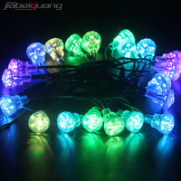 Luz de píxel RGB direccionable IP67 DC24V UCS1903 de 45 mm con brillo de 360 grados para atracciones de entretenimiento y marquesinas exteriores