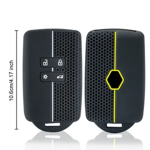 Housse de clé en silicone pour Renault Austral, Kadjar, Clio, Megane, Captur, Arkana, Koleos, Zoe, Scenic, <span class=keywords><strong>Dacia</strong></span> Sand 1 pièce - Product Image 6