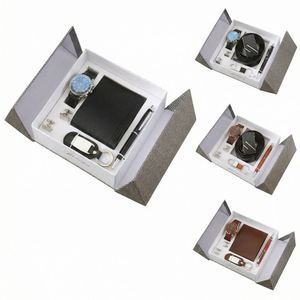 Set de Regalo Ejecutivo Personalizado de Lujo para Hombre con Reloj, Cartera, Cinturón, Bolígrafo, Gemelos y Llavero, en Caja de Regalo Premium, Ideal para Regalos de Bienvenida o Cumpleaños - Product Image 1