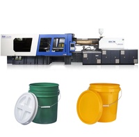 Machine de moulage par injection automatique HAIDA HD700U horizontale hydraulique pour la fabrication de seaux de peinture en PET/HDPE à économie d'énergie, capacité 5 gallons