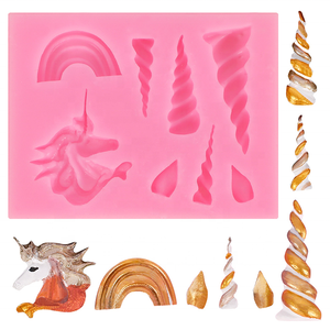 <span class=keywords><strong>Moule</strong></span> en silicone 3D <span class=keywords><strong>Licorne</strong></span> Fondant Moules de décoration de gâteau au chocolat - Product Image 1