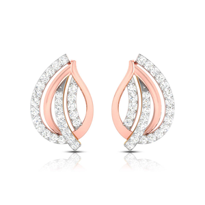 Pendientes de Diamantes Cultivados en Laboratorio con Corte Redondo, Oro de 14K, Claridad VVS, Color E, Certificados, Clásicos, Joyería al por Mayor para Mujer - Product Image 5