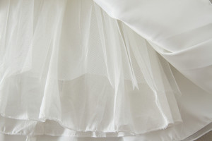 DMFGD abito da battesimo con fiocco per bambina appena nata principessa festa di compleanno <span class=keywords><strong>bianco</strong></span> abiti da bambino fantasia abito Tutu per battesimo - Product Image 5