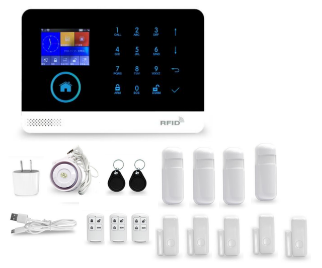 New Arrivals Smart Home Security Alarm System Fire Alarms Wifi Gsm Alarm System With App Control Gsm Wireless Home Burglar