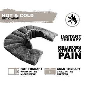 गर्म बिक्री कस्टम भारित गर्मी पैक सूक्ष्म पुनः प्रयोज्य गर्दन हीटिंग पैड - Product Image 5