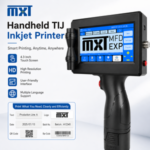 Impresora de Inyección de Tinta Portátil TIJ Inteligente, Eficiente y Conveniente, Pantalla Táctil Inteligente, Personalizable, Caracteres Grandes, Cuero Flexible - Product Image 1
