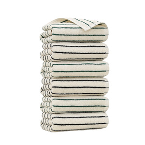 Serviettes rayées en pur coton pour la vente en gros transfrontalière, serviettes <span class=keywords><strong>de</strong></span> <span class=keywords><strong>bain</strong></span> et <span class=keywords><strong>de</strong></span> visage en coton peigné simple, <span class=keywords><strong>550g</strong></span>, épaisses, douces et absorbantes, ensembles <span class=keywords><strong>de</strong></span> serviettes - Product Image 5