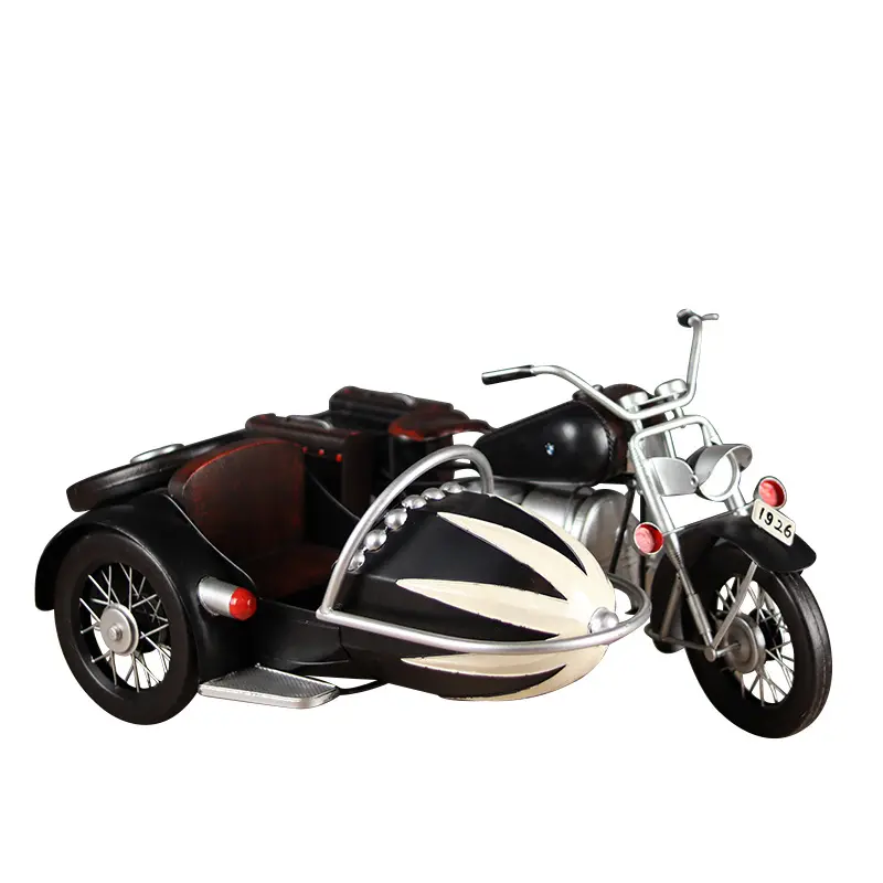 Factory wholesale oversized simulated motorcycle handicrafts iron metal handmade motorcycle model ornaments household decoration