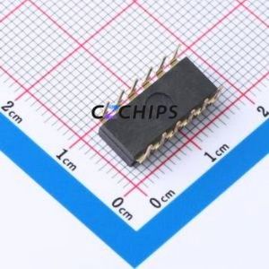 2.54-6P CJGT DIP Switch Through hole Component (THT) Switch Flat Toggle, Raised Type Single Pole Single Throw 6 PC Pin - Product Image 2