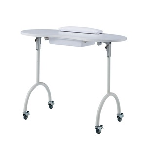 Mesa de manicura plegable Dongpin Beauty 3416 con ruedas para salón de uñas - Product Image 1