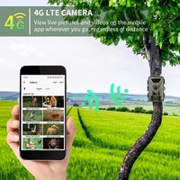 Caméra de chasse sur sentier de cerfs 4K étanche IP66 pour extérieur, 60MP, mini, sans fil, sécurité, CMOS, 4G LTE, vision nocturne infrarouge 1080p, SD