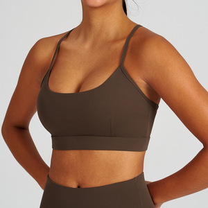 Sport-BH mit individuellem Logo für Damen, Fitness, Laufen, Yoga, mit Rückenausschnitt und Trägern - Product Image 1