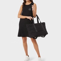 Été Casual Sleeveless Crewneck Sundress Long Beach Dress Vacation Outfits Custom Women Dress Print Logo