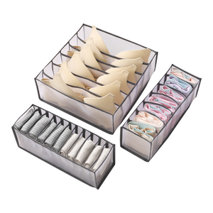 Flash Sale Wardrobe Nylon Clothes Boxes Home Storage Organization Sock Underwear Storage other home storage & organization