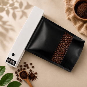 Emballage personnalisé en sachet jetable, film plastique en rouleau, BOPP laminé, thermoscellable, qualité alimentaire, impression de logo, sachet Doypack noir autoportant - Product Image 6