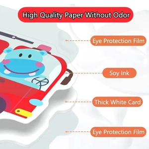 Vente chaude préscolaire papier sensoriel autisme Montessori jouets éducatifs autocollants apprentissage Animal ferme occupé livre pour enfants garçons filles - Product Image 4