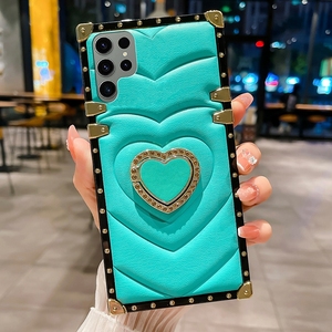 Funda con Diseño de Corazón 3D para <span class=keywords><strong>Samsung</strong></span> Galaxy S20FE S21FE S21 S22, para Galaxy Note 20 Ultra, Funda Protectora para Teléfono con Anillo - Product Image 4