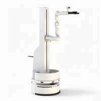 Robot Compuesto A2CR-W3 |   360 °   Manipulador Móvil con Alcance de Elevación de 600 mm, 10 Grados de Libertad, Carga Útil de 5 kg y ROS2 para Automatización