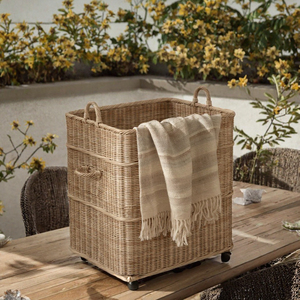 Cesta de Bambú Multifuncional Tejida a Mano con Asa, Ecológica, para Almacenamiento de Alimentos en Restaurantes, Picnics y Cocinas - Product Image 3