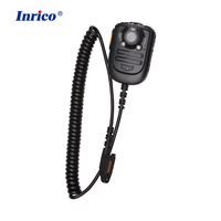 Micro-casque avec fonction PTT pour talkie-walkie Inrico B04, caméra corporelle pour talkie-walkie