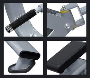 Rambo Multi-Function Station Trainer Recumbent T-Bar Barbell Bent-Over <b>Row</b> Deltoid Back Muscle Deadlift Commercial Use Fitness - Product Image 2