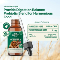 OEMODM Pet Healthcare Nutrition Suppléments liquides Prébiotiques et probiotiques Gouttes pour améliorer la digestion