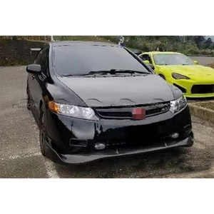 ใหม่สำหรับ8TH Gen Type R Si Add HC ประเภทดาบคาร์บอนกันชนหน้าคางลิปสปอยเลอร์สีดำ - Product Image 5