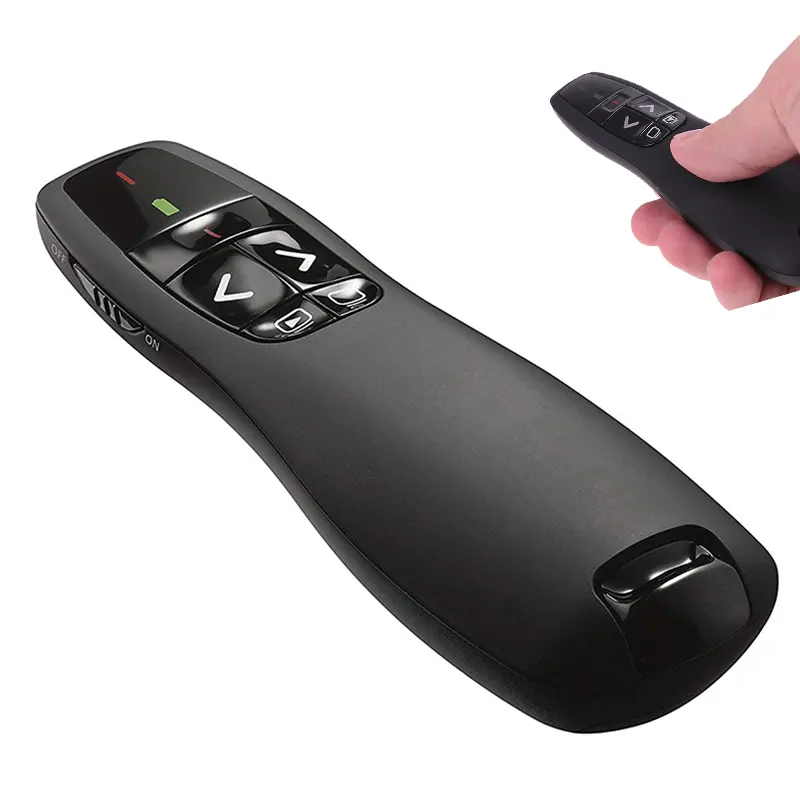 2.4GHz USB Wireless Presenter PPT Pointer Remote Control for Powerpoint Presentation PPT Clicker R400