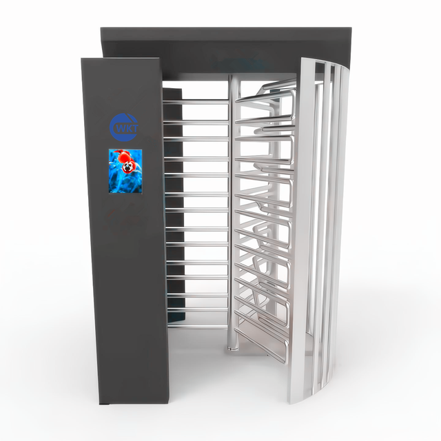 Wan Cartoon Prison Anti-Clip Security Barrier Access Control Employee Time Clock Biometric Ethernet Full Height Turnstile Gate