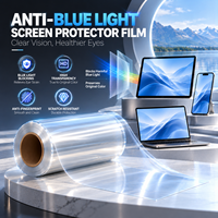 Filter Layar Privasi 2 Arah untuk Monitor Meja Anti-Spy Anti-Silau Pelindung Layar PET 21,5 Inci 23,8 Inci 27 Inci