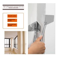 Outil d'angle interne/extérieur en acier inoxydable, décapeur d'angle, grattoir à mastic, pour le plâtrage mural, la plâtrerie, la boue de silice, grandes et petites tailles