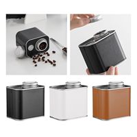 Boîte de conserve en métal vide et réutilisable personnalisée pour tasse à café 250ml Valve étanche à l'air Boîte de boîte de grains de café en fer froid glacé