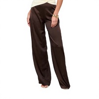 Site Web indépendant de commerce électronique transfrontalier euro-américain pour pantalons élégants minimalistes de couleur unie pour femmes