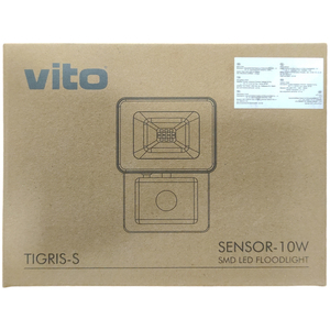 Vito Tigris S 10W <b>LED</b> Outdoor Spotlight With <b>Motion</b> <b>Sensor</b> Security <b>Light</b> - Product Image 2