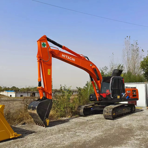 Excavadoras de mano usadas de marca japonesa Maquinaria de movimiento de tierra de construcción usada para granja Hitachi 200 de alto rendimiento para Venta barata - Product Image 5