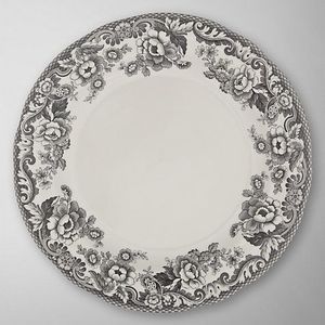 Assiette à dîner classique en céramique, vente en gros, dessin à l'encre - Product Image 2
