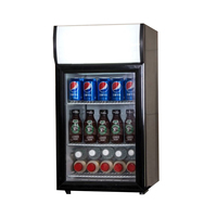Réfrigérateur de comptoir pour boissons, congélateur, vitrine, table, 42L, petit réfrigérateur