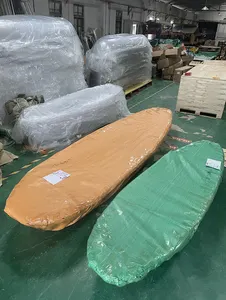 Linyiqueen commercio all'ingrosso a buon mercato prezzo di cristallo di plastica barche a remi singola gente trasparente canoa/kayak per la vendita