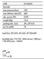 Nettoyeur haute pression LAVOR Predator 2100W 150 bars, usage domestique, machine de lavage automatique de voitures, machine de lavage de vélos